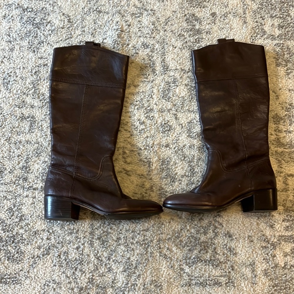 Louise et Cie brown leather boots